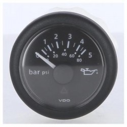 Oil pressure gauge 0-5 bar...