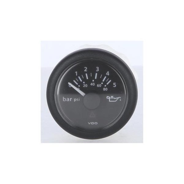 Manómetro de pressão do óleo 0-5 bar 0-80 psi - 10-184 Ohm - Viewline - N°1 - comptoirnautique.com
