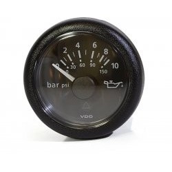 Oil pressure gauge 0-10 bar...