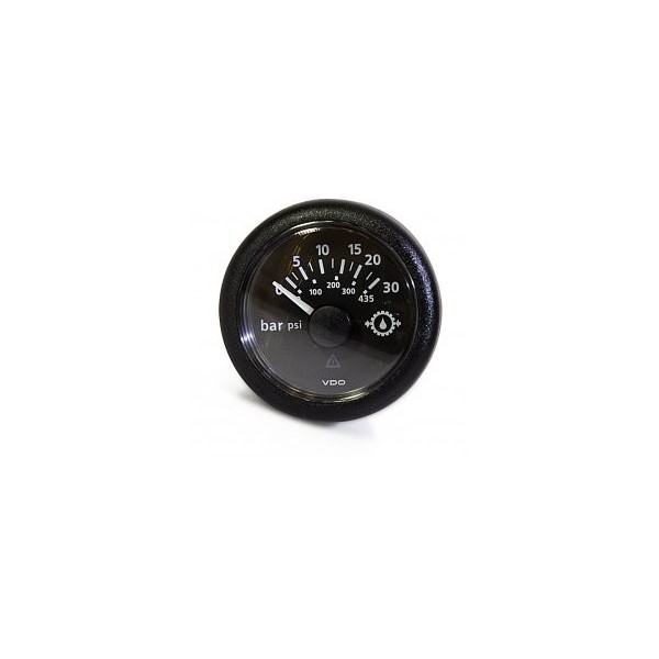 Manometro olio trasmissione 30 bar - Ø 52 mm - Viewline - N°1 - comptoirnautique.com