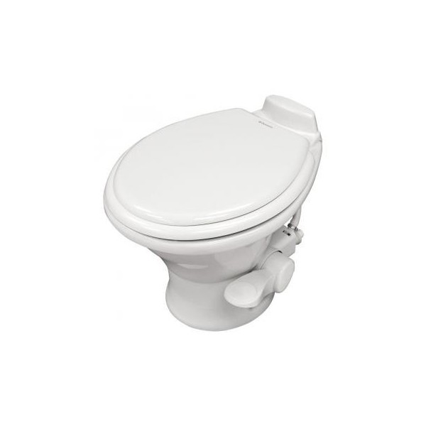Series 311 low-profile white gravity toilet - N°1 - comptoirnautique.com 