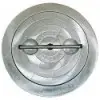 Trappe étanche Alu Ronde 12'' - Dormant Acier - N°1 - comptoirnautique.com