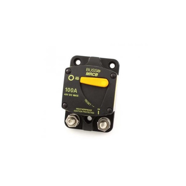 Disjoncteur unipolaire 100A 12/48V en saillie - N°1 - comptoirnautique.com
