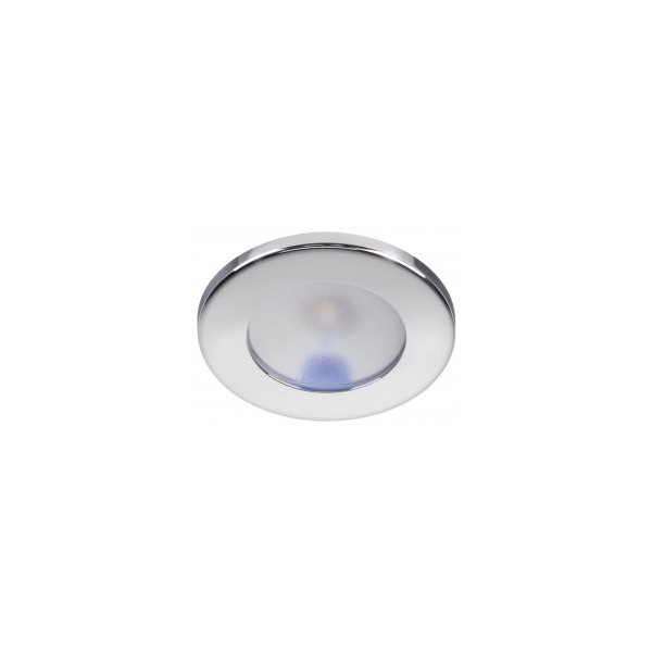 Faretto LED Ø 72mm Ted inox 10/30V bianco caldo - Interruttore a sfioramento - N°1 - comptoirnautique.com