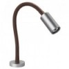 AUDREY 10 luce di lettura LED orientabile-30V rivestimento in pelle marrone - N°1 - comptoirnautique.com