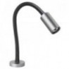 AUDREY 10-30V adjustable LED reading light, black leather trim