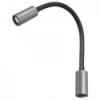 Luce di lettura LED orientabile AUDREY WALL 10-30V corpo grigio - luce bianca naturale - N°1 - comptoirnautique.com