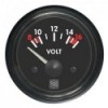 Voltmetro 16-32V Analogico ad ago bianco DIA. 52 mm - N°1 - comptoirnautique.com