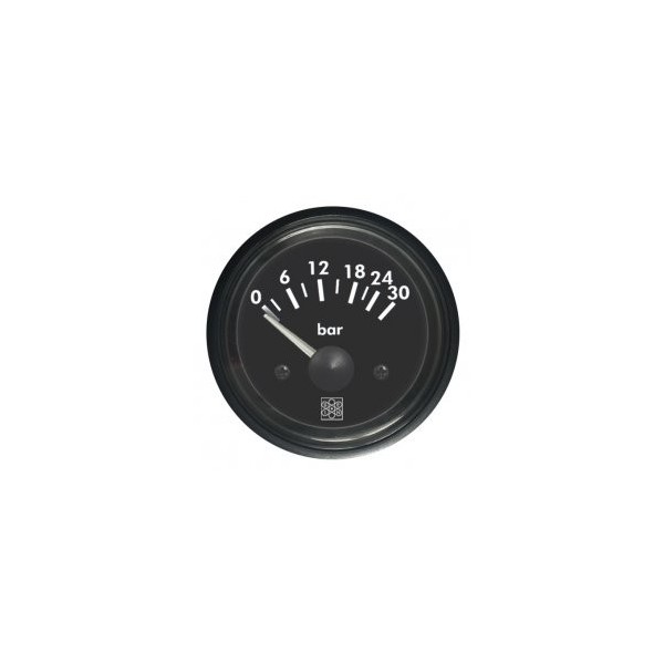 Pressure gauge 0-25 bar 12V - Diam 52mm - N°1 - comptoirnautique.com 