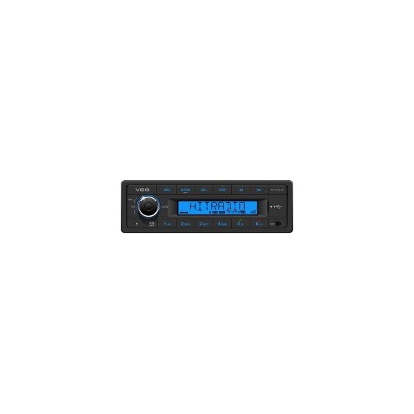 Sintonizador de autorrádio USB AUX Bluetooth 12V 4X25W - N°1 - comptoirnautique.com 