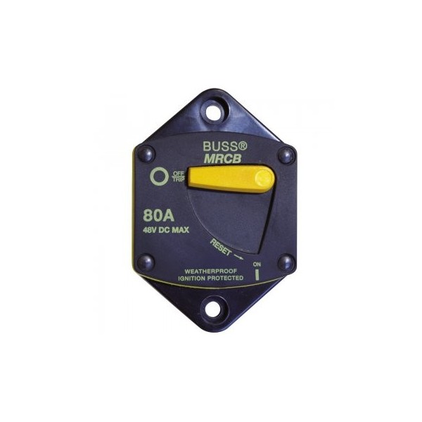 Disjoncteur unipolaire 100A 12/48V encastrable - N°1 - comptoirnautique.com