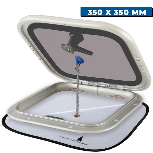 Rideau occultant et moustiquaire pour panneau de pont Waterline Design taille 350 x 350 mm - N°2 - comptoirnautique.com