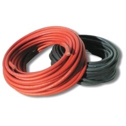1mm² single-core cable Black
