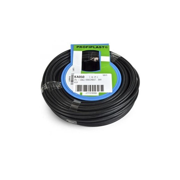 Câble monoconducteur  5mm² Noir - N°1 - comptoirnautique.com 