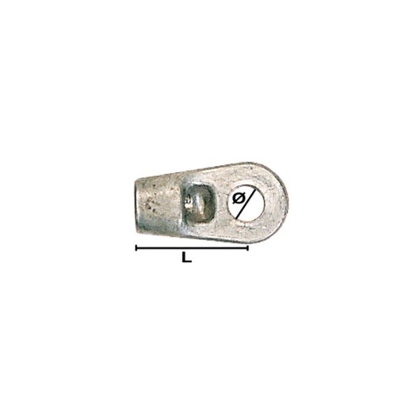 Embout à oeil pour câble 33C - N°1 - comptoirnautique.com