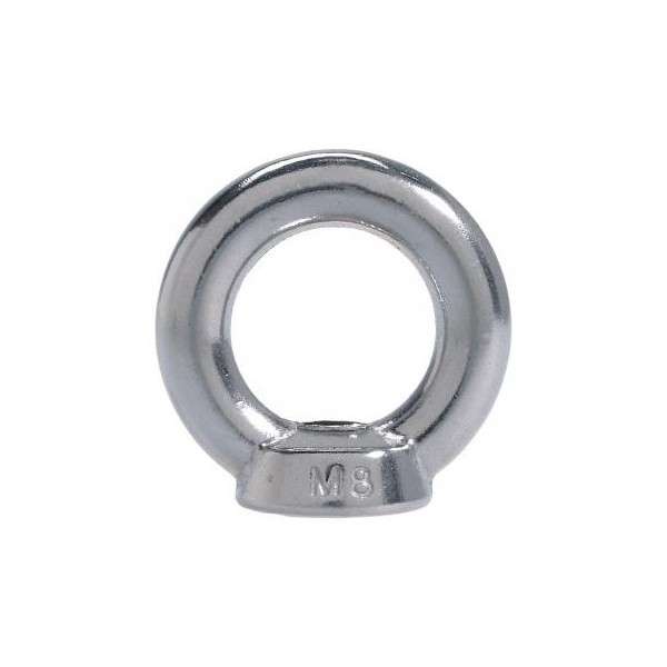 316 stainless steel eye nut D.M6 - N°1 - comptoirnautique.com 