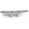 Aluminium deck cleat with holes - pair - L.260mm