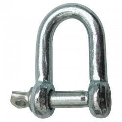 Manilha reta galvanizada D.8mm