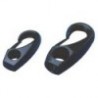 Black nylon carabiner 6mm diameter