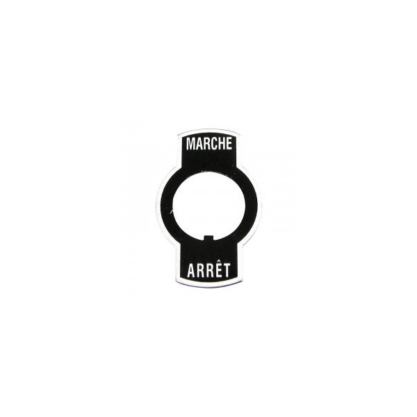Plaquette Marche/Arrêt - N°1 - comptoirnautique.com