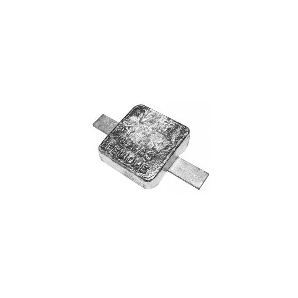 Anode à souder zinc US MIL L200mm - N°1 - comptoirnautique.com