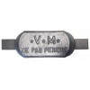 Anode zum Anschweißen Zink US MIL L250mm - N°1 - comptoirnautique.com