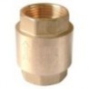 Spring-loaded female/female brass valve Ø 1''1/2
