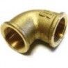 Gomito femmina da 2'' in ottone