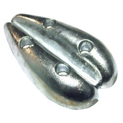 Separable core anode