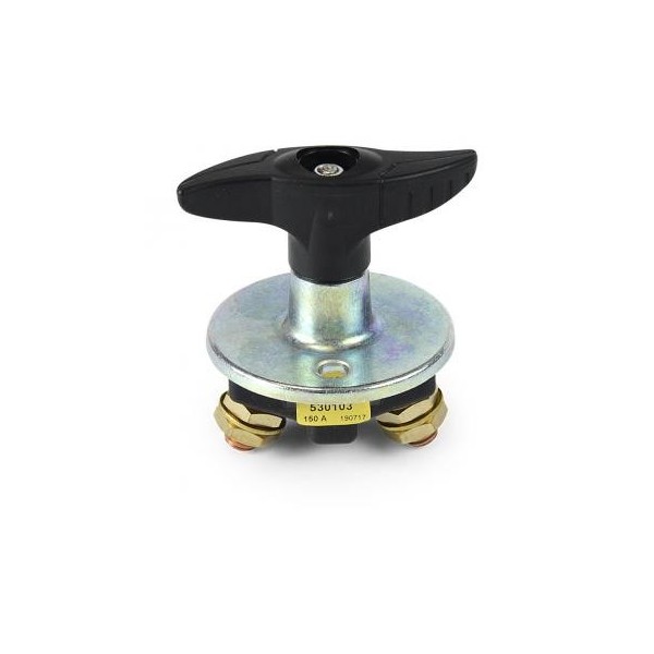 Einpoliger Batterietrennschalter 150A schwarz - N°1 - comptoirnautique.com