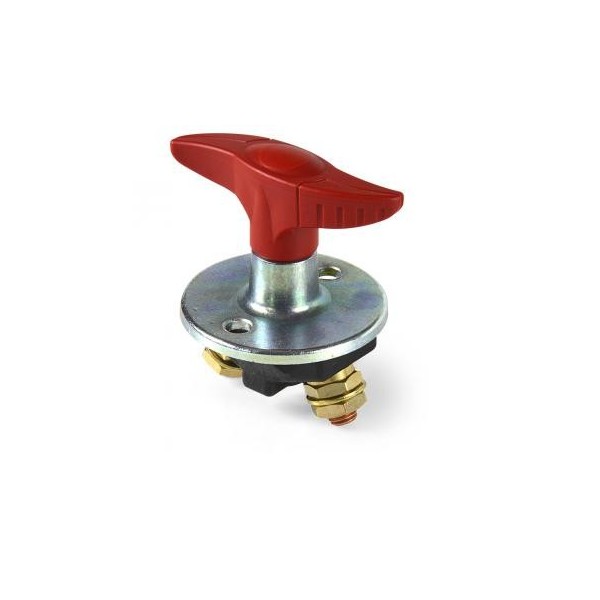 Interruttore di spegnimento-batteria unipolare 150A rosso - N°1 - comptoirnautique.com