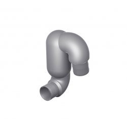 Goosenecks for Ø75mm pipe