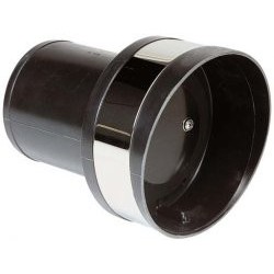 Exhaust outlet with flap Ø...
