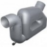 Pot d'échappement Ø90mm