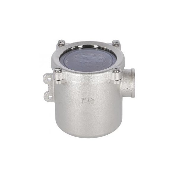 1,1/2 filtro in bronzo con coperchio in policarbonato - N°1 - comptoirnautique.com