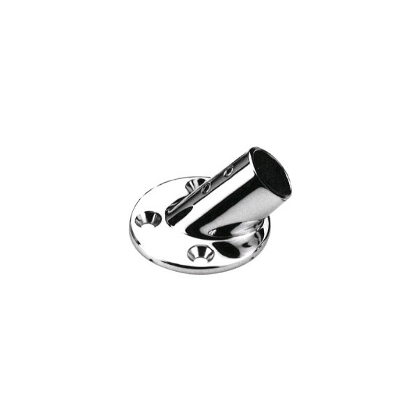 RUNDE GRUNDPLATTE 45° ROHR 7/8" - N°1 - comptoirnautique.com