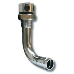 Chrome-plated 90° angled vent
