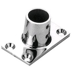 90° RECTANGULAR BASE 7/8" TUBE