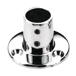 90° ROUND BASE 1" TUBE