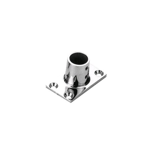 BASE RETTANGOLARE A 90° TUBO DA 1" - N°1 - comptoirnautique.com