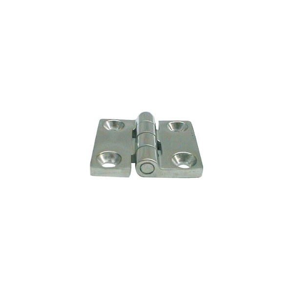 Charnière inox forgé 50x50x4mm - N°1 - comptoirnautique.com