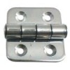 Polished stainless steel hinge 38.5x37x2mm - N°1 - comptoirnautique.com