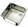 Evier inox poli 340x340x150mm