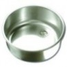 Round polished stainless steel sink Ø385mm