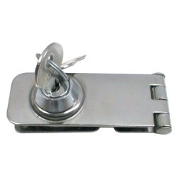 Key-operated hood fastener...