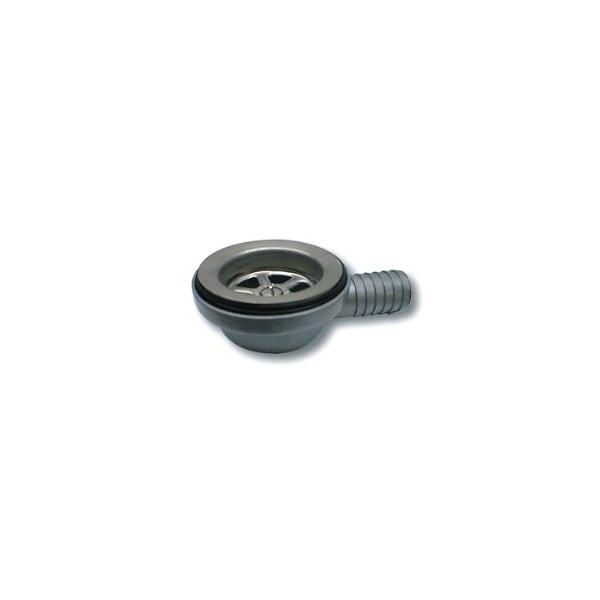 90° elbow drain with plug - N°1 - comptoirnautique.com