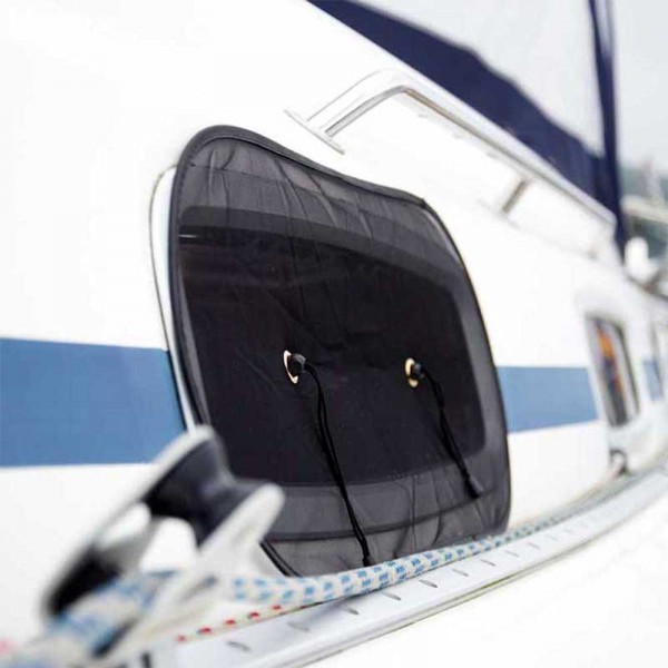 Moustiquaire intérieure pour hublot ouvrant waterline design 700x300 mm vue extérieur - N°7 - comptoirnautique.com