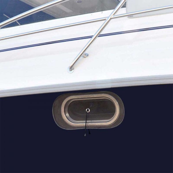 Moustiquaire intérieure pour hublot ouvrant waterline design 490x320 mm vue exterieur - N°9 - comptoirnautique.com