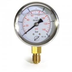 Vertikales Manometer 0-250b...