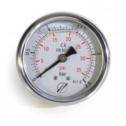Manomètre axial 0-400b Ø 63mm